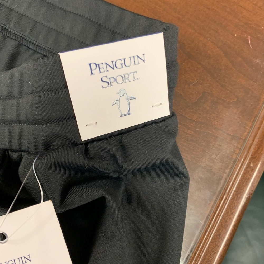 Original Penguin Black Athletic Shorts - Picture 3 of 10